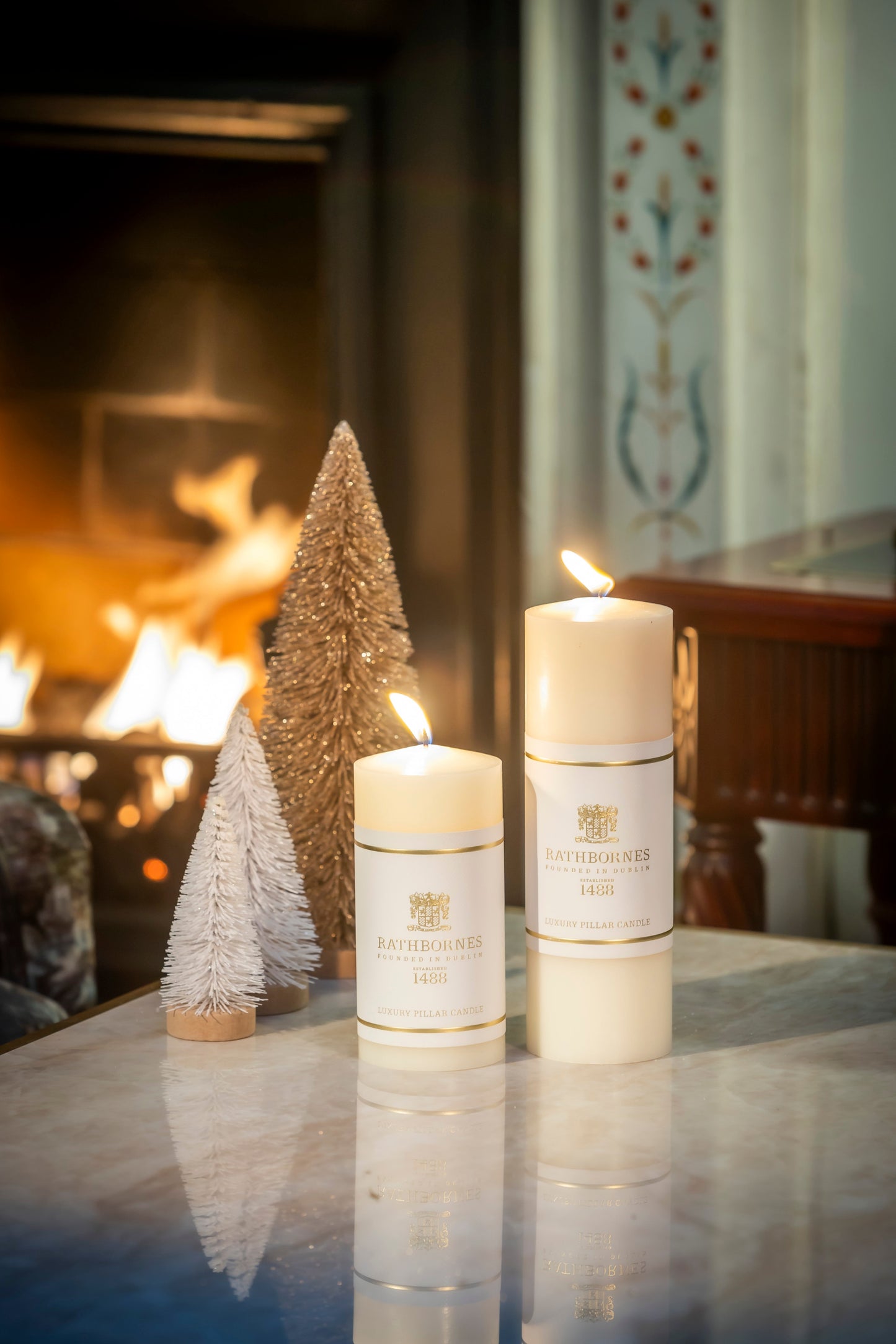 9" X 3" Pillar Candle (Unscented)