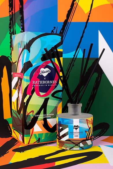 Maser X Rathbornes Scented Reed Diffuser (Smoked Plum & Leather)