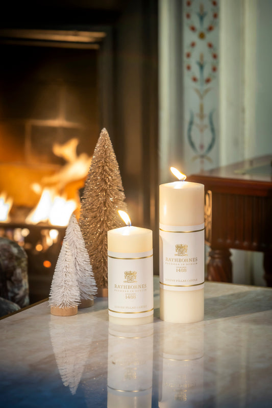 9" X 3" Pillar Candle (Unscented)