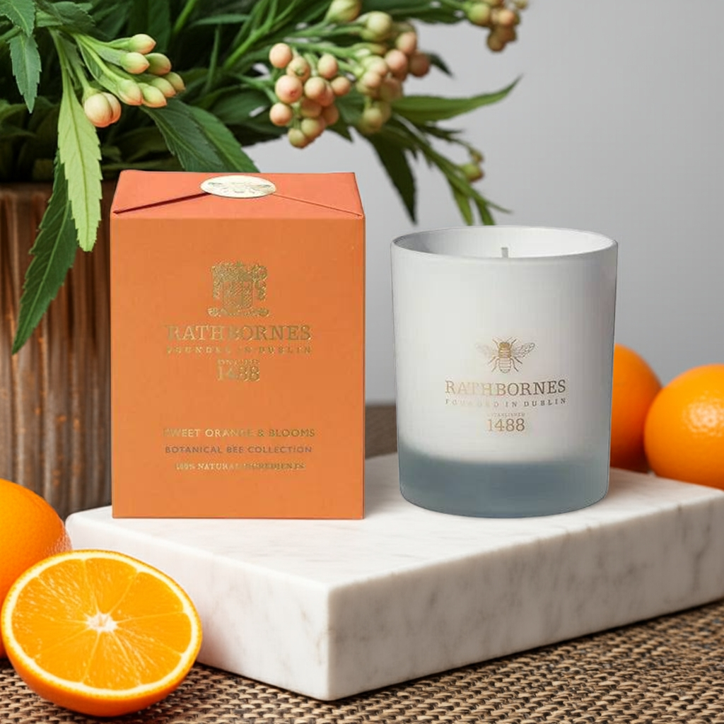 Sweet Orange & Blooms Scented Candle